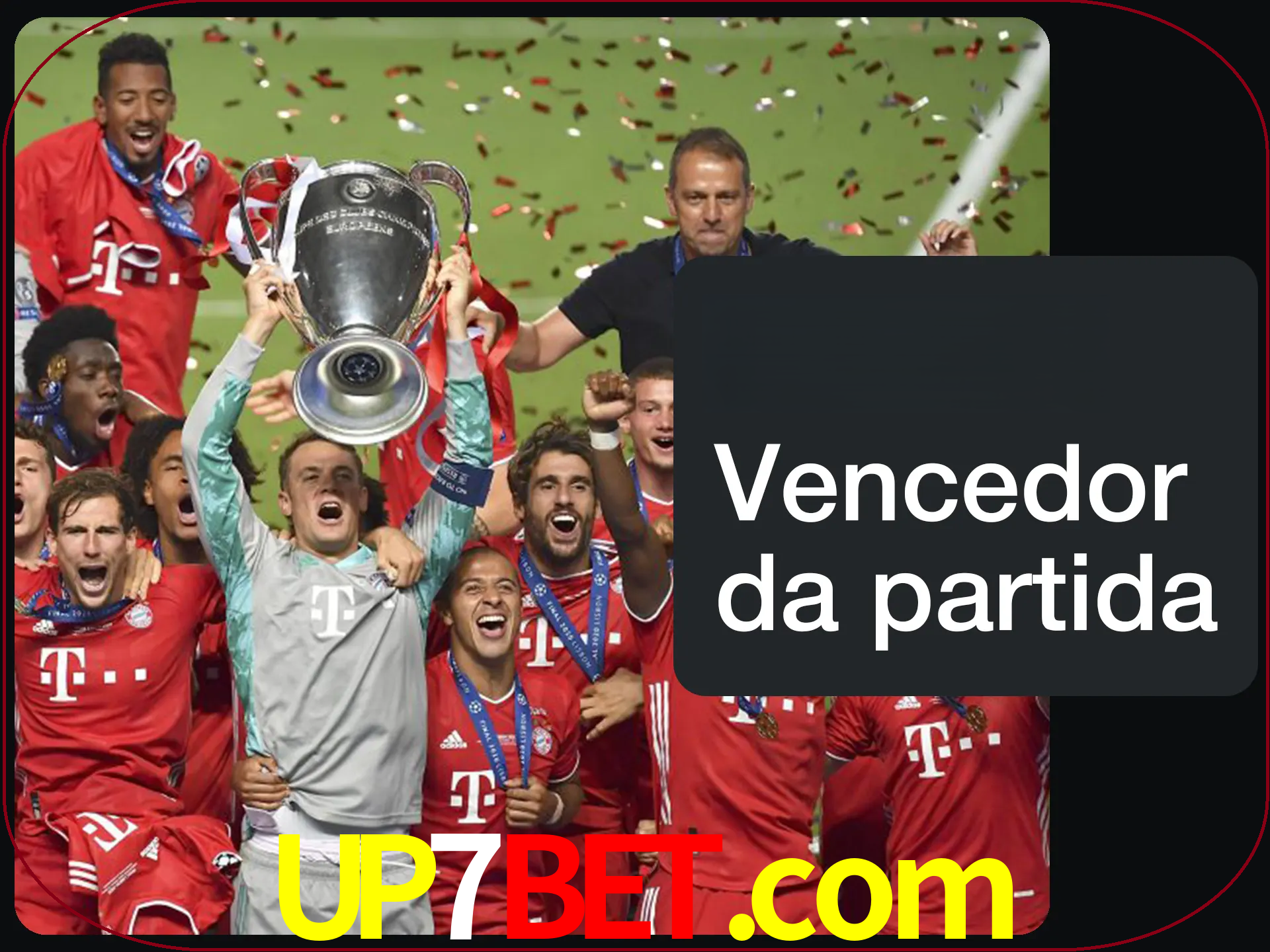 Aposte no vencedor e ganhe uma grande quantia de dinheiro.