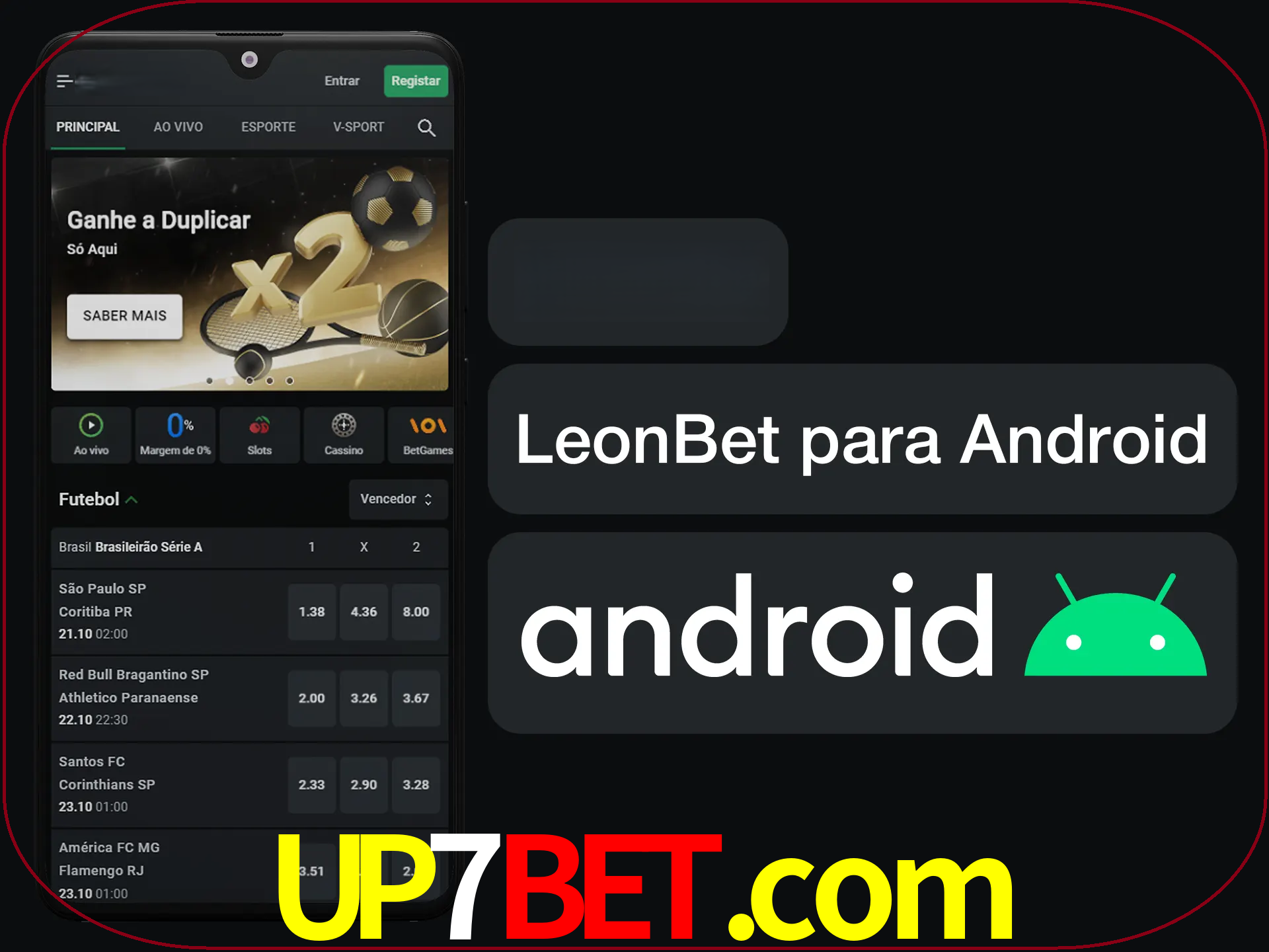 Adquira sua versão poket de LeonBet.