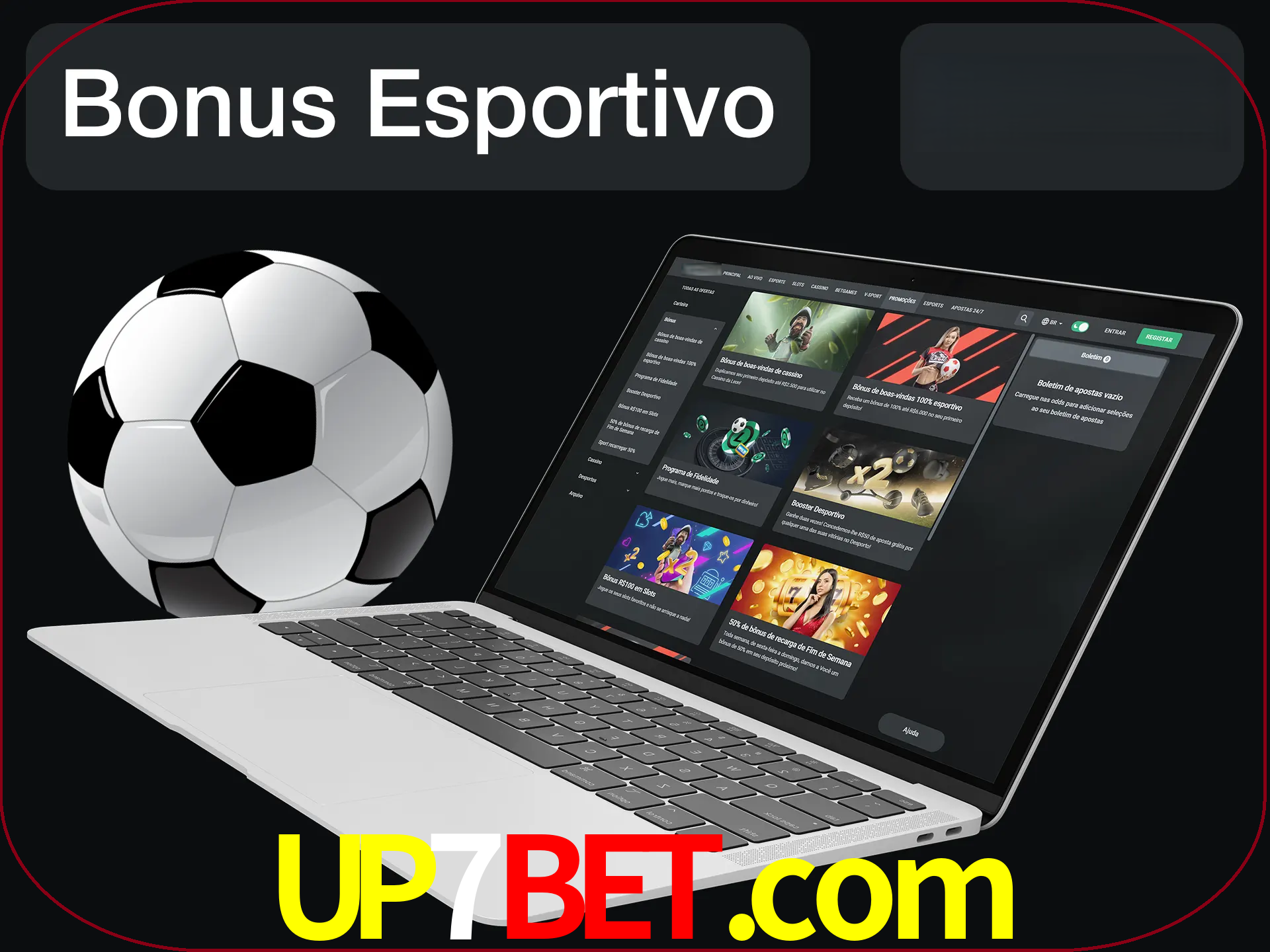 Antes de começar a apostar, use o bônus esportivo.